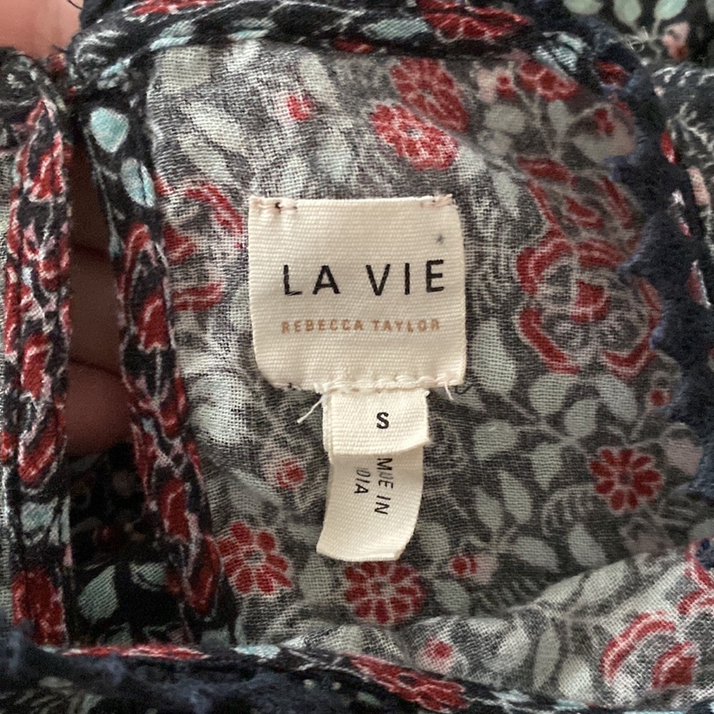 La Vie Rebecca Taylor Lilou Dress in Midnight Navy💙❤️💙 - Picture 7 of 16